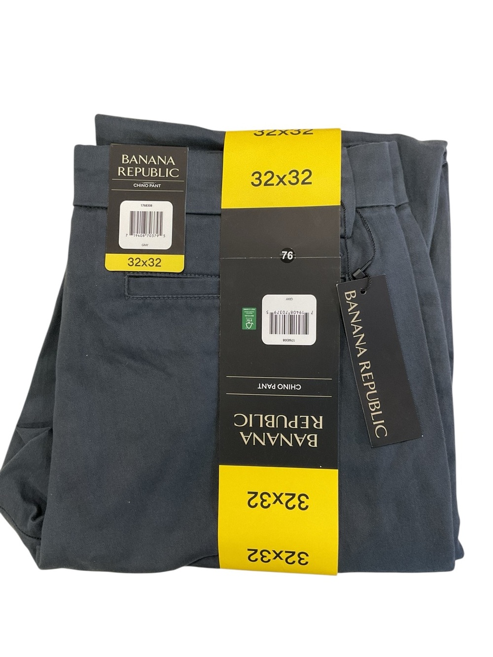 Banana Republic Men's Chino Pants - Charcoal Gray 32 x 32